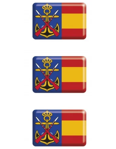 Pegatina Infantería Marina Relieve Mini