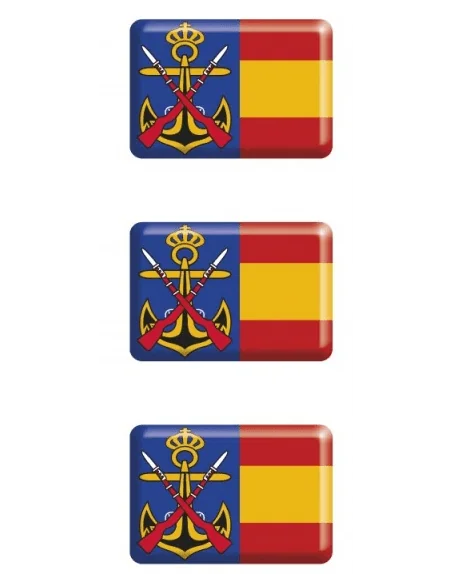 Pegatina Infantería Marina Relieve Mini