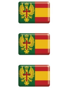 Pegatina Ejército Tierra Relieve mini