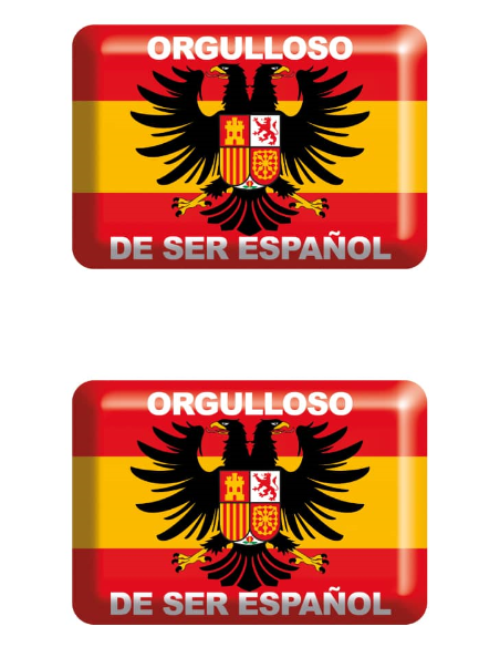 Pegatinas Orgulloso de Ser Español 2 Unidades