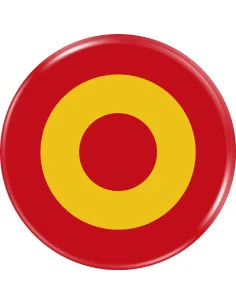 Pegatina en relieve de la Escarapela de Aviación Española