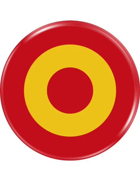 Pegatina en relieve de la Escarapela de Aviación Española