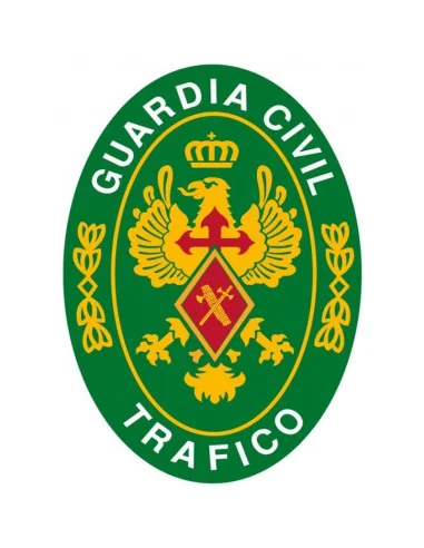 Pegatina Ovalada en Vinilo del Glorioso Cuerpo Guardia Civil Trafico.