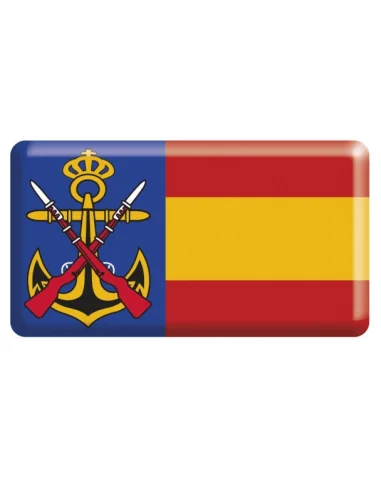 Pegatina Infantería Marina Relieve 2,5 x 4.5 cm
