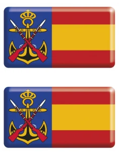Pegatina Infantería Marina Relieve 2 Unidades
