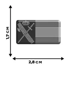 Pegatina Guardia Civil Relieve x2 2