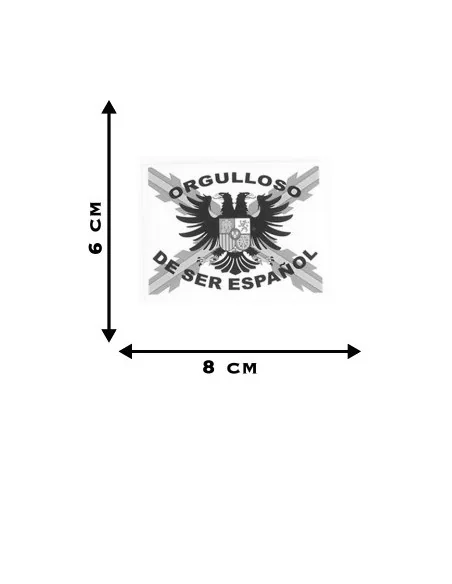 Pegatina Tercios de Flandes con leyenda y bandera España