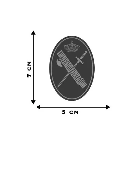 Pegatina Guardia Civil Mediana Ovalada