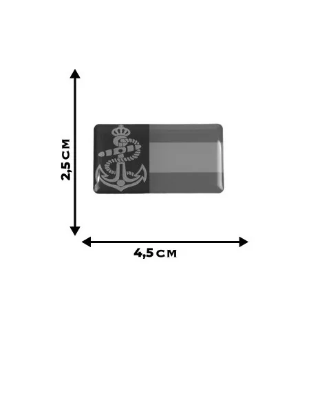 Pegatina en relieve de la Armada Española