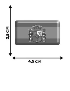 Pegatina Bandera España Actual x2 2