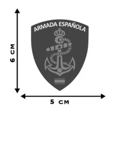 Pegatina de la Armada Española en forma Escudo 2