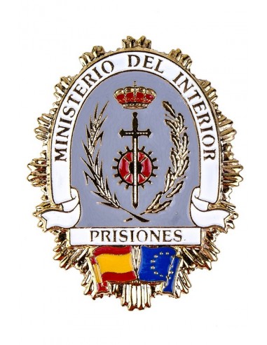 Placa para Cartera del Ministerio del Interior-Prisiones