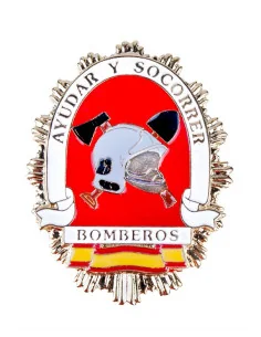 Placa para Cartera de Bomberos