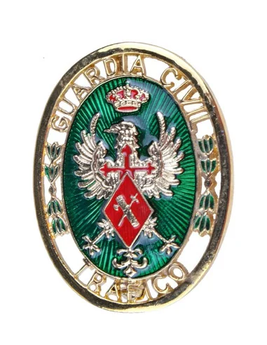 Placa de Guardia Civil Tráfico con Alfiler Trasero