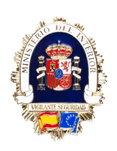 Placa para Cartera de Vigilante de Seguridad