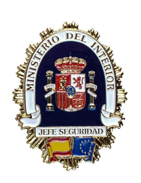 Placa para Cartera de Jefe de Seguridad