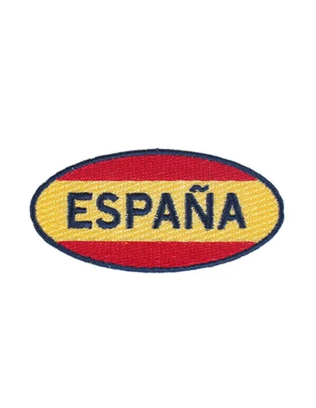 Parche Bordado Bandera España Ovalado