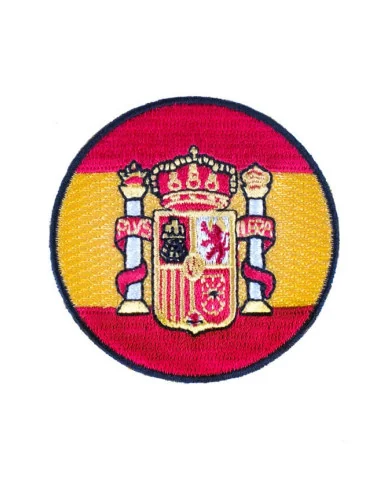 Parche Bordado Bandera España Redondo
