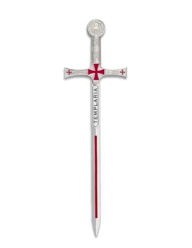 Abrecartas Mini Espada Templaria Zinc