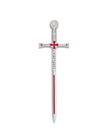 Abrecartas Mini Espada Templaria Zinc