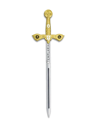 Abrecartas Mini Espada Templaria Zinc