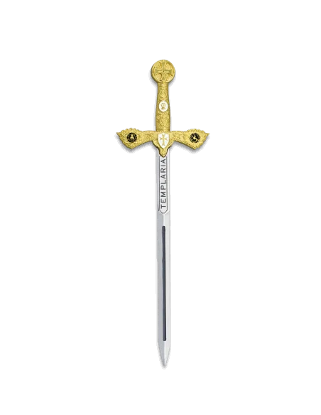 Abrecartas Mini Espada Templaria Zinc