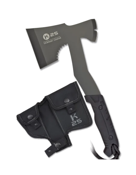 Hacha Tactica K25 con Titanio 32 Cm