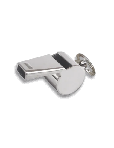 Silbato Metálico Con Anilla 4 Cm