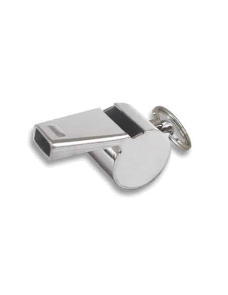 Silbato Metálico Con Anilla 4 Cm