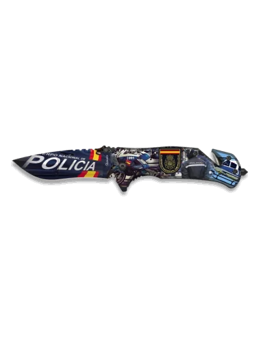 Navaja Táctica Fos del Cuerpo Nacional De Policia TOTALMENTE impresa en 3D