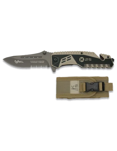Navaja K25 Atracción 2 con apertura FOS coyote