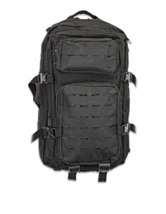 Mochila Táctica 30 L Láser Cut Negra Barbaric al Mejor Precio Online.