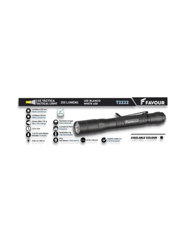 Linterna Táctica Favour 250 Lm