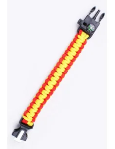 Pulsera Militar Bandera España ParaCord de Supervivencia. 2
