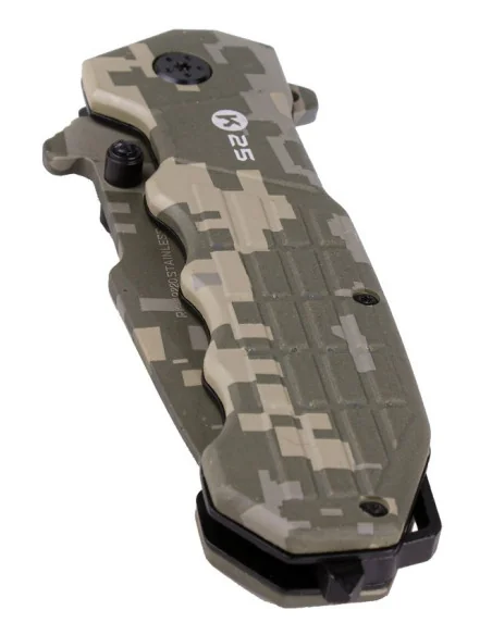 Navaja K25 Camo con Funda Rigida