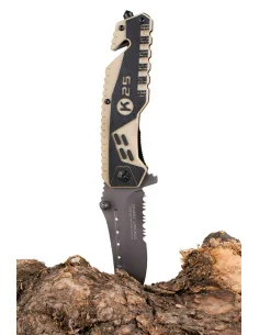 Navaja K25 Atracción 2 con apertura FOS coyote