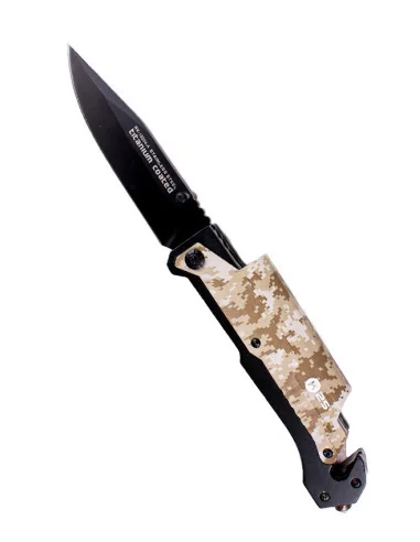 Navaja K25 con Pedernal, Linterna y 9,5Cm Fos