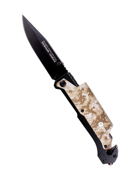 Navaja K25 con Pedernal, Linterna y 9,5Cm Fos