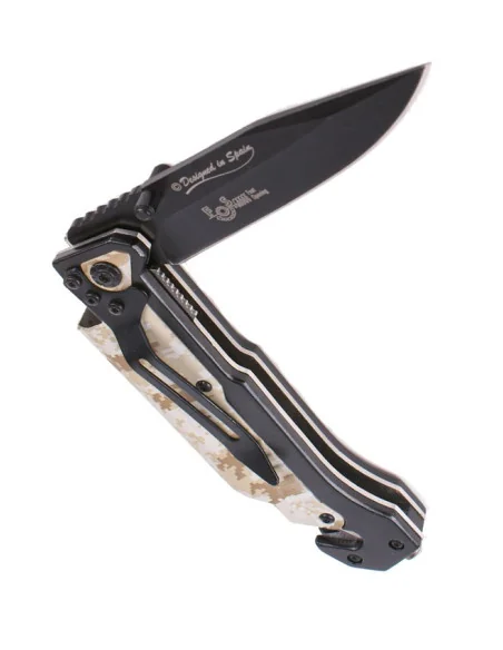 Navaja K25 con Pedernal, Linterna y 9,5Cm Fos