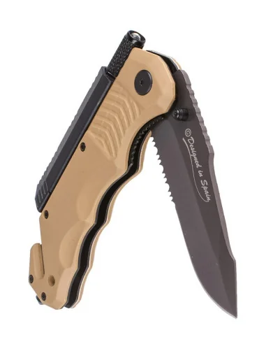 Navaja K25 Pedernal, Linterna y Sierra