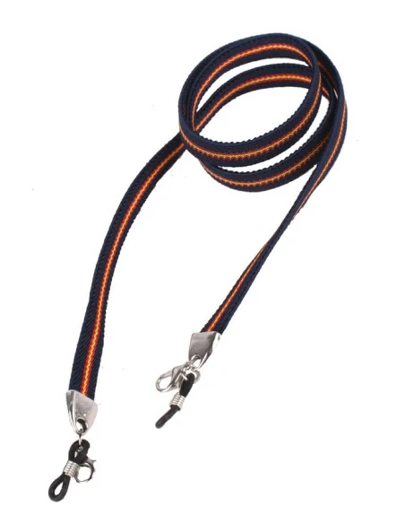 Cordón Elástico para Gafas Azul Bandera España