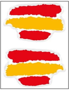 Pack 2 Unidades Bandera España Trazos