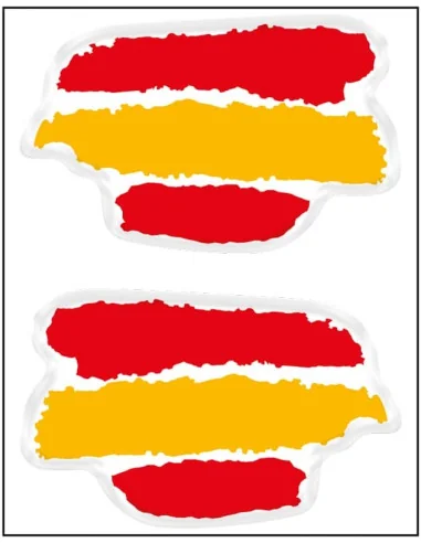 Pack 2 Unidades Bandera España Trazos