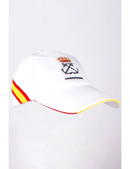 Gorra Embarcaciones de Recreo Bandera España Blanca
