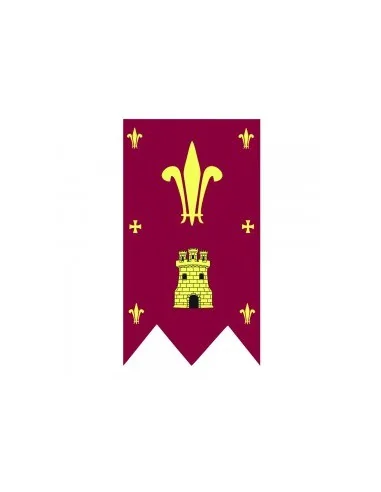 Bandera Personalizada Vertical Tipo Medieval