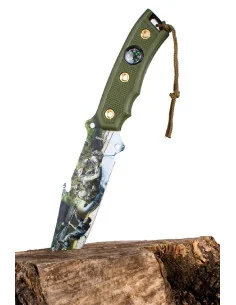 Cuchillo Militar con Brújula Impresión 3D
