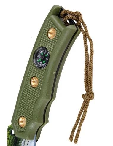 Cuchillo Militar con Brújula Impresión 3D