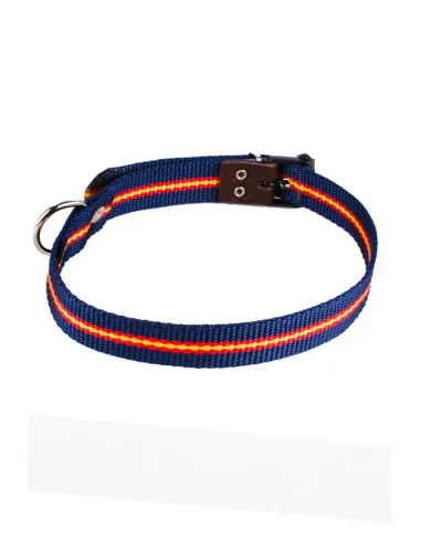 Collar Perro Bandera de España Azul