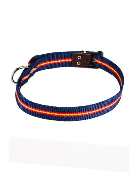 Collar Perro Bandera de España Azul