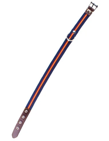 Collar Perro Bandera de España Azul